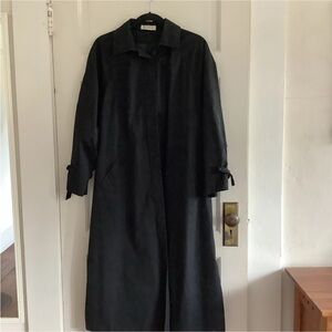 Classic Black Women's Trench Coat